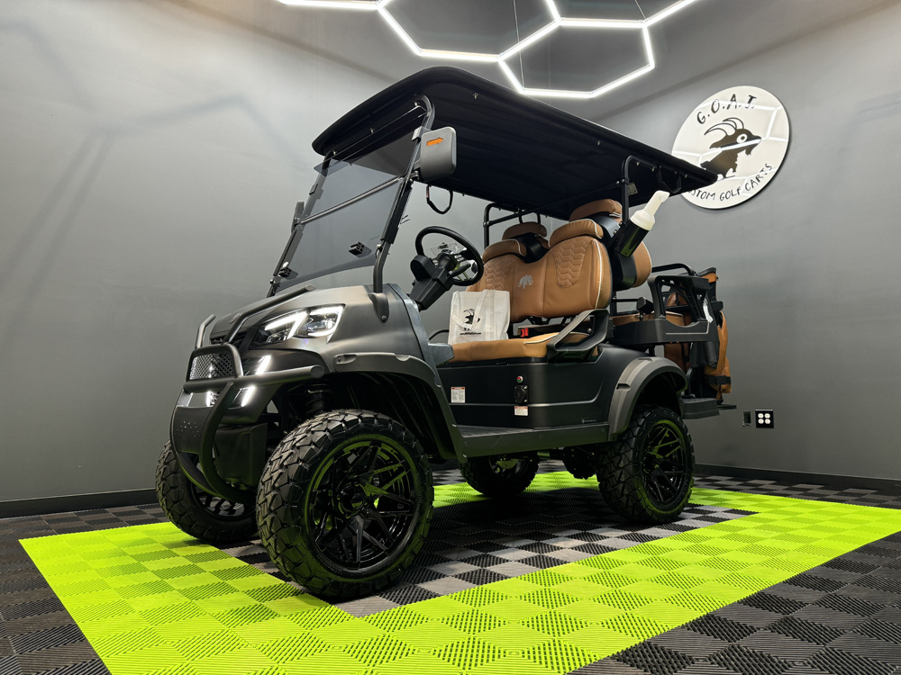 2024 MammothEV XR4 Matte Black With Tan Seats Golf Ready