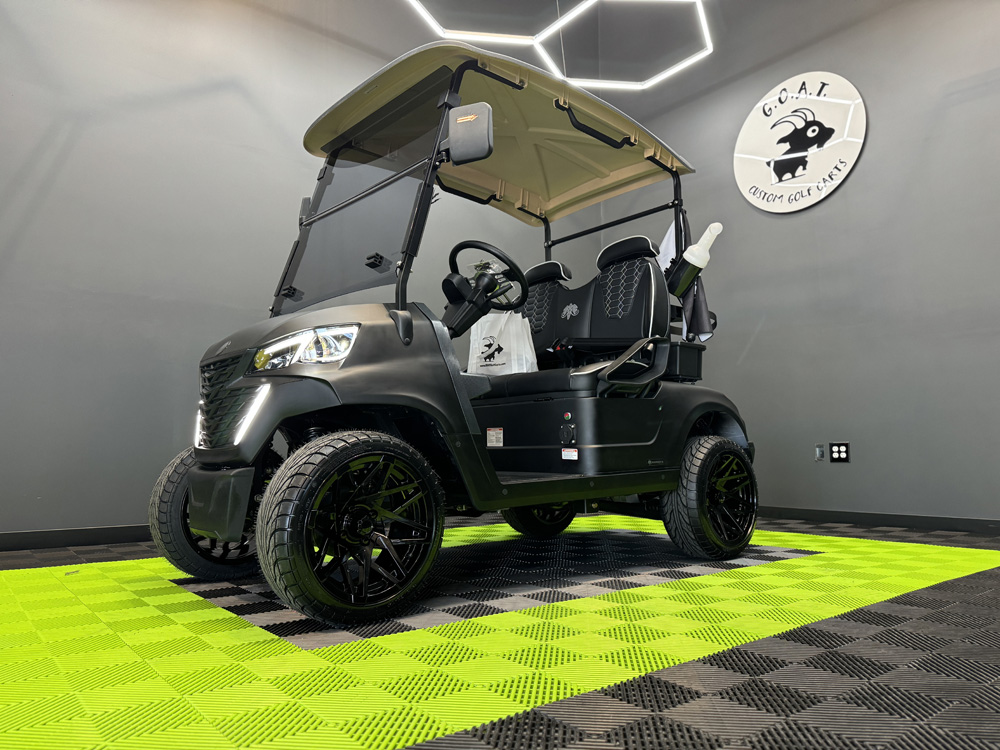 COMING SOON!! 2024 MammothEV XR2 Lowered Matte Black Course Ready Cart