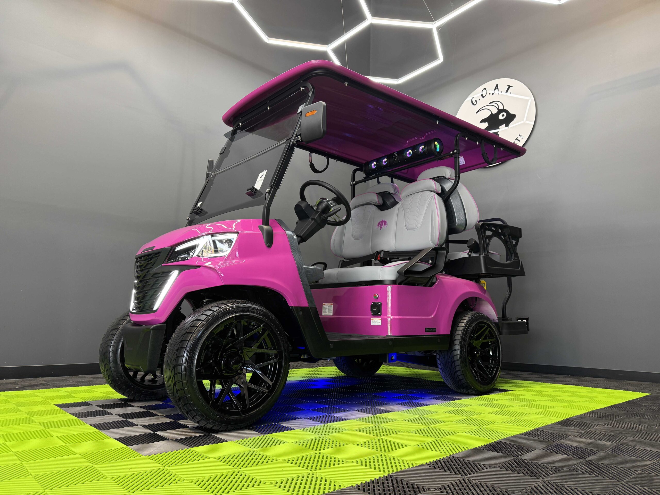 2025 MammothEV XR4 Hot Magenta w/Gray Seats With Color Matched Stitch