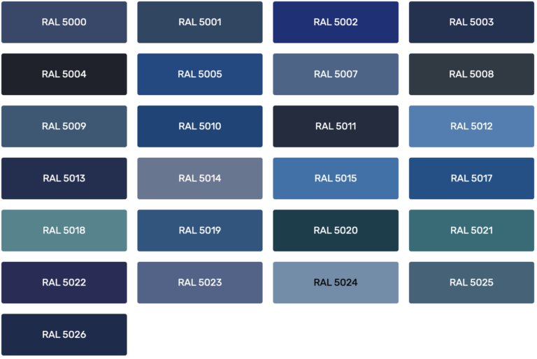 Custom Color Codes - GOAT Custom Golf Carts