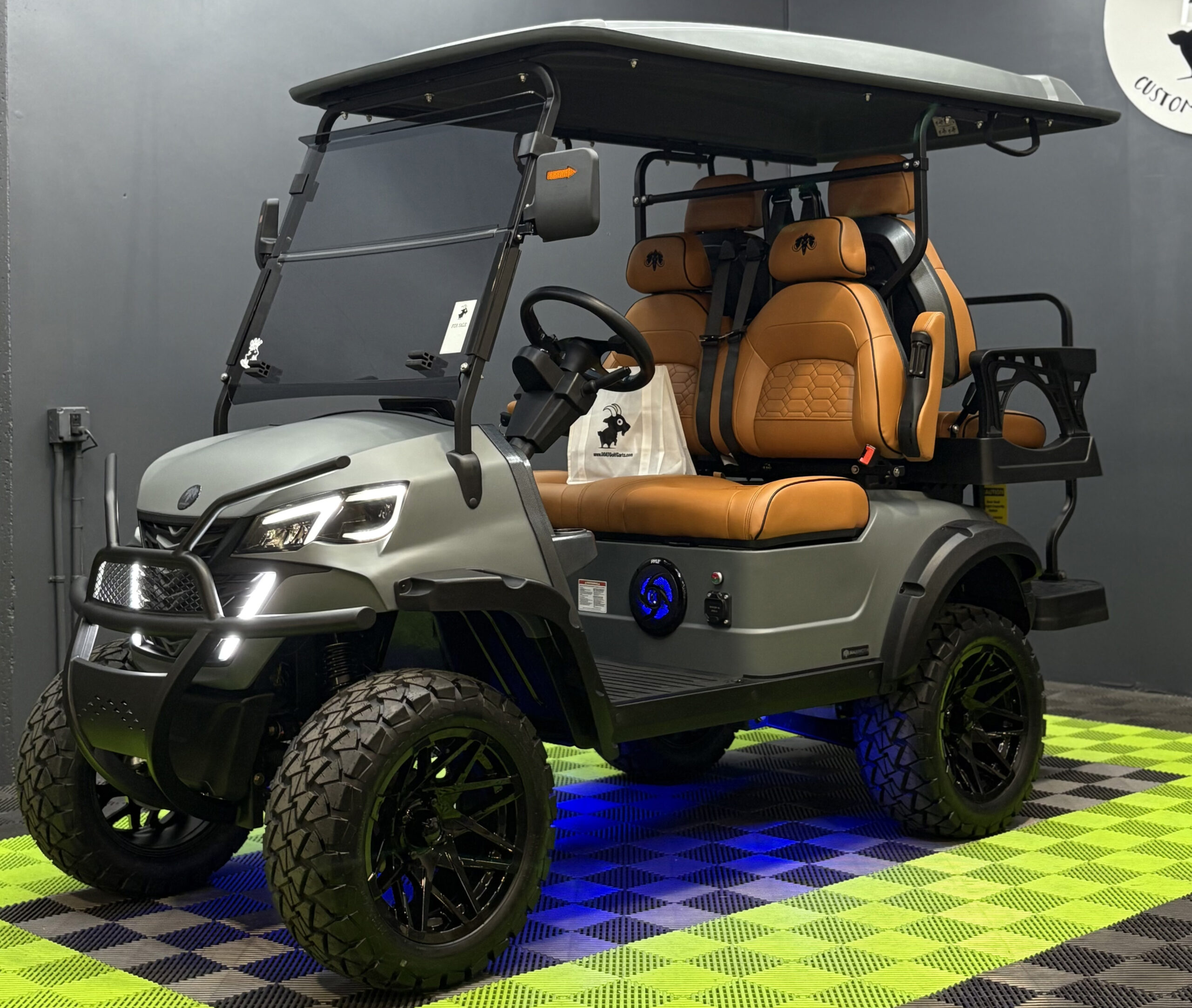 2025 MammothEV XR4 Matte Iron Grey w/Brown Seats & Black Stitch
