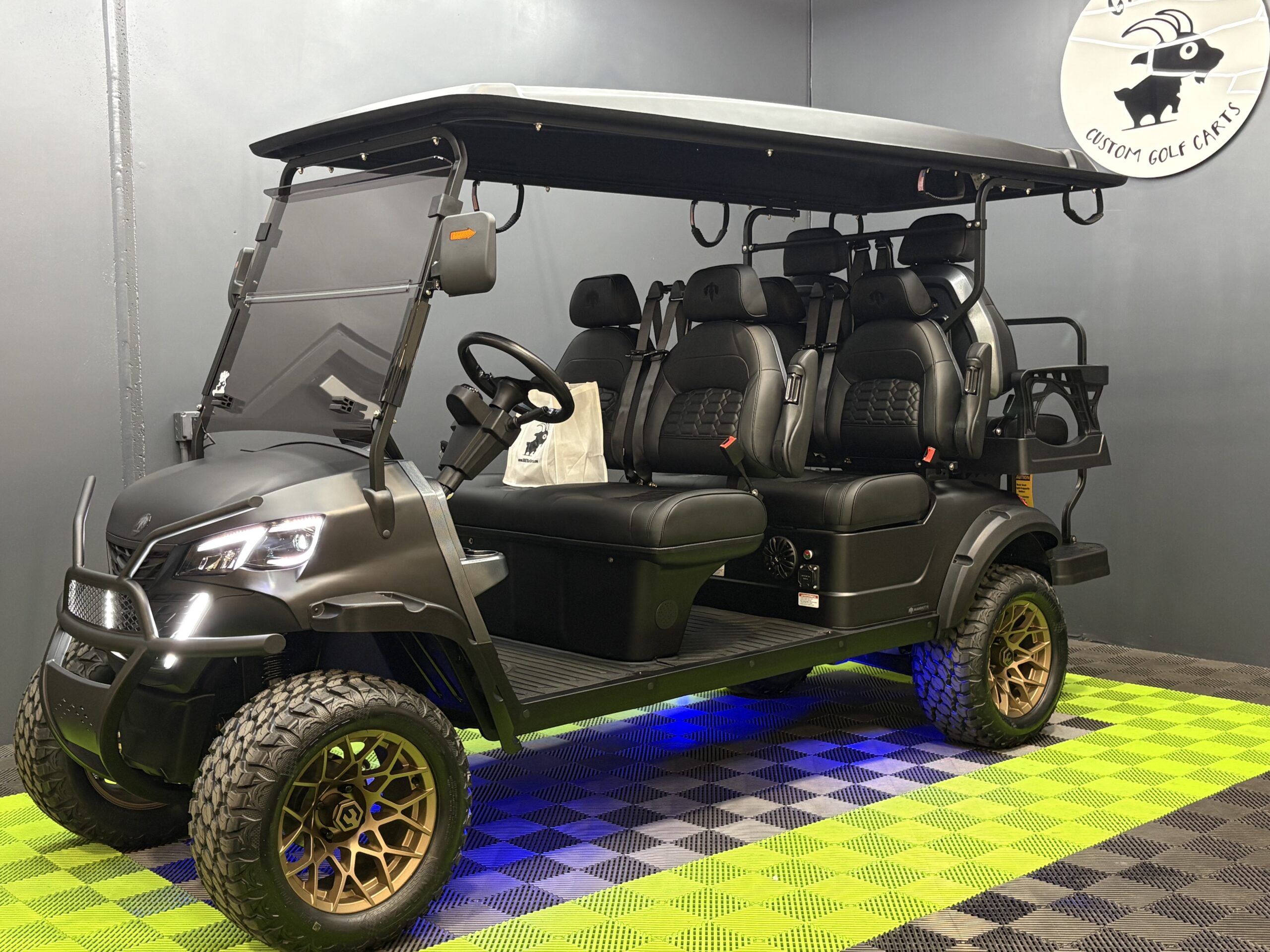 (Coming Soon!) 2025 MammothEV XR6 Matte Black / Black Seats / Black Stitching