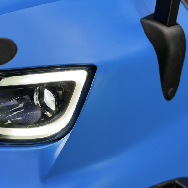 Matte body finish option on a MammothEV custom golf cart