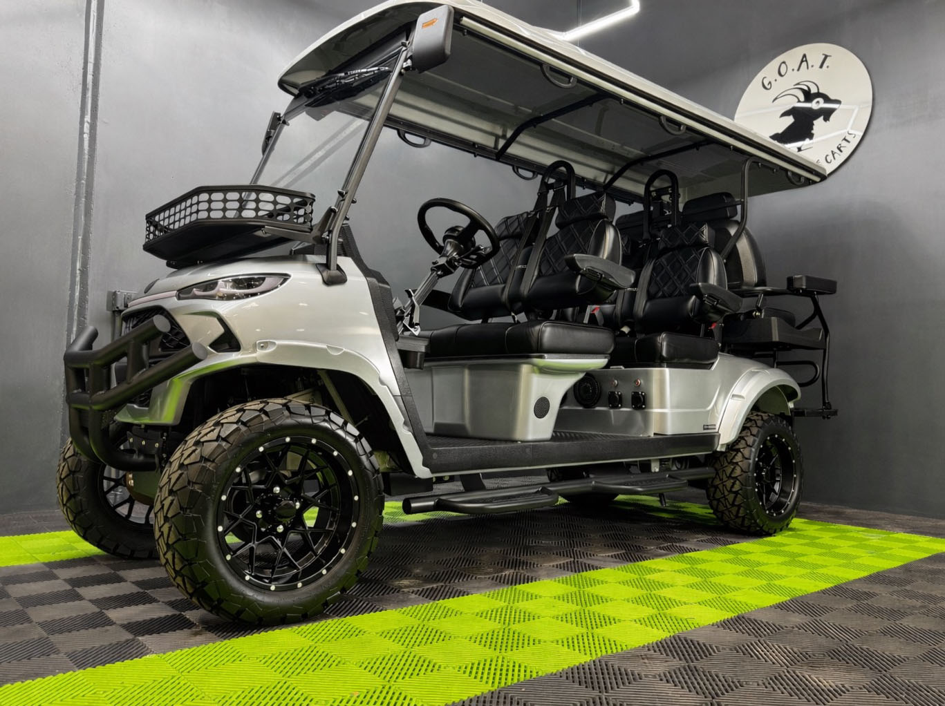 2026 MammothEV Skye XL Gloss Silver W/Black Seats 72v Lithium