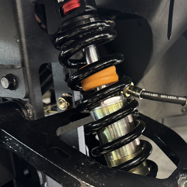 MammothEV Stabilitrak adjustable suspension on a custom golf cart