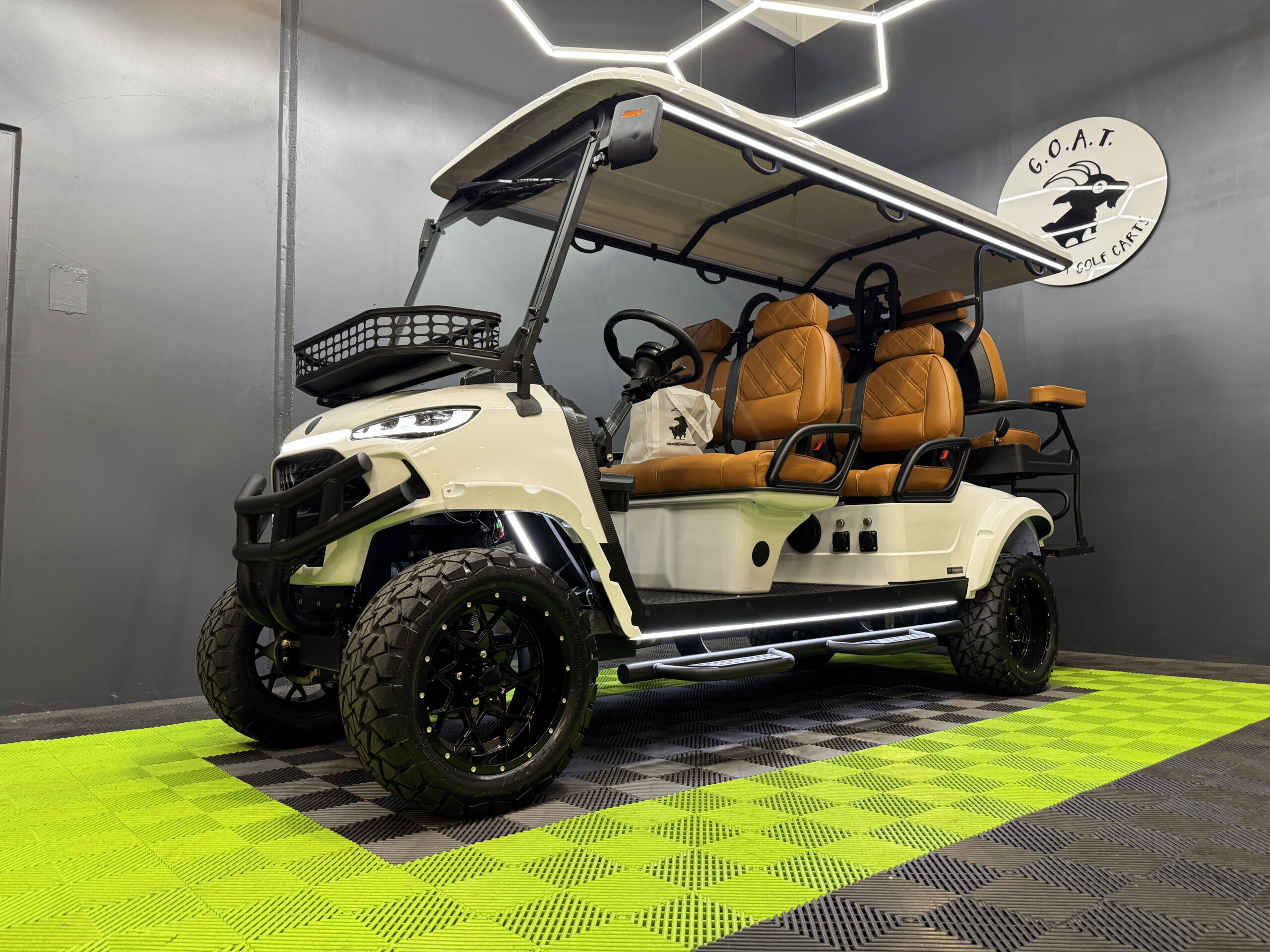 2026 MammothEV Skye XL Gloss White Light Brown Seats 72V Eco Battery 🔥