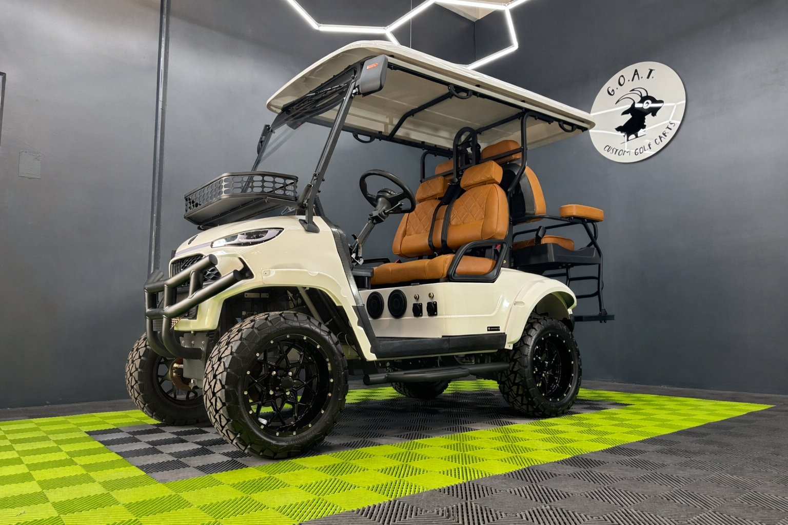 2026 MammothEV Skye Gloss White with Light Brown Seats 72v Lithium