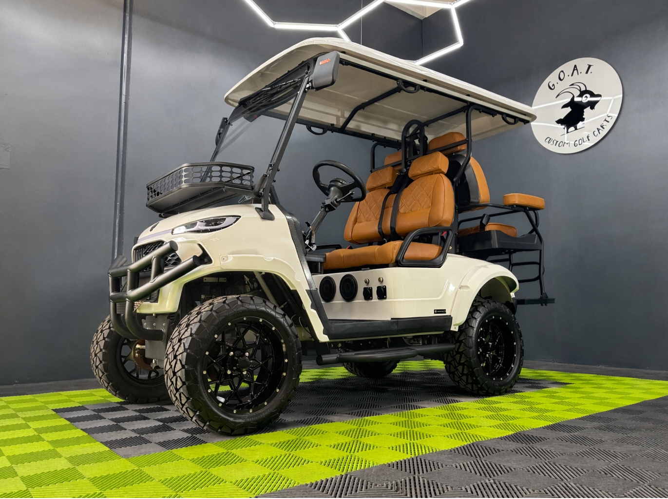 2026 MammothEV Skye Gloss White with Light Brown Seats 72v Lithium