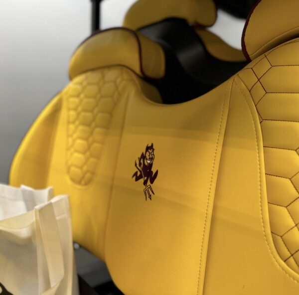 Arizona State Sun Devils custom golf cart by GOAT Golf Carts