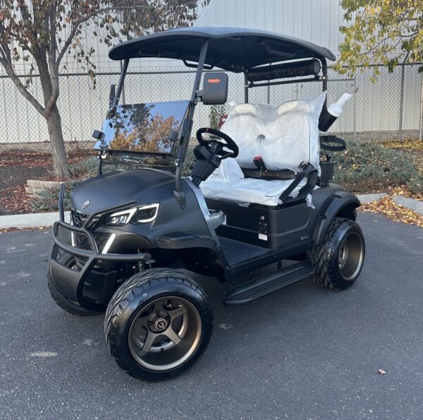 Matte black custom cart