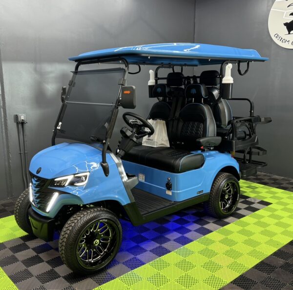 Sky blue custom cart