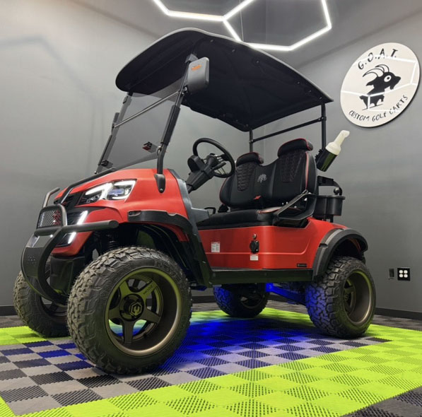 Off-road MammothEV XR2 custom golf cart delivered to Broken Arrow, OK
