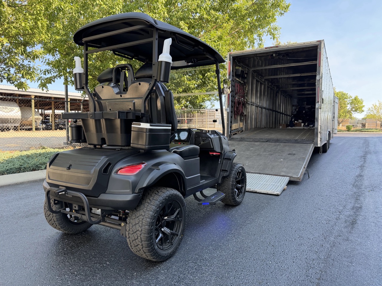Custom golf cart delivered nationwide by GOAT Custom Golf Carts (delivery #7)