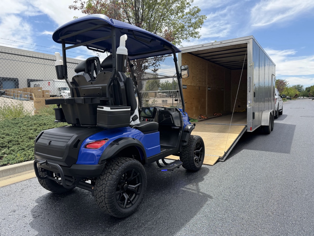 Custom golf cart delivered nationwide by GOAT Custom Golf Carts (delivery #3)