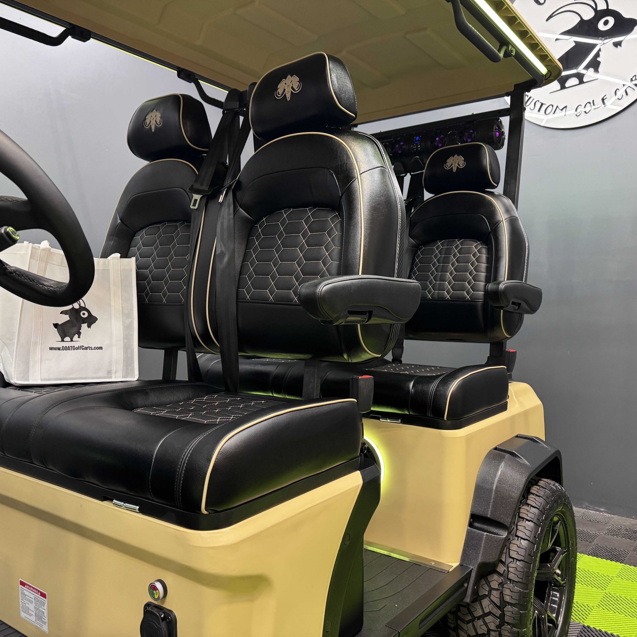 2027 MammothEV XR4F — Matte Desert Sand / Black Seats / Color Matched Stitch photo 6