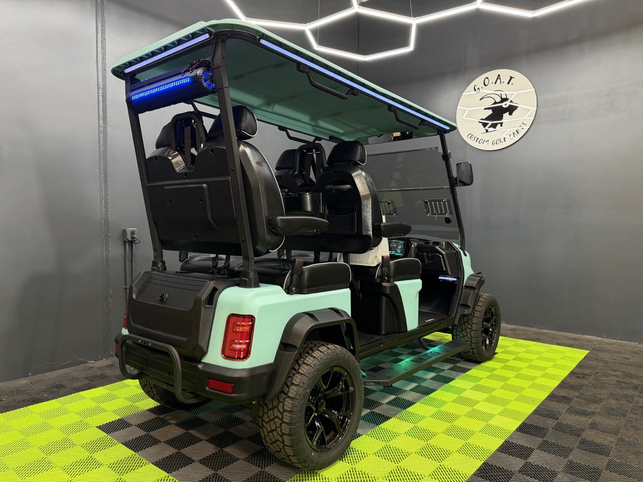 2027 MammothEV XR4F — Matte Turquoise / Black Seats / Color Match Stitch photo 5