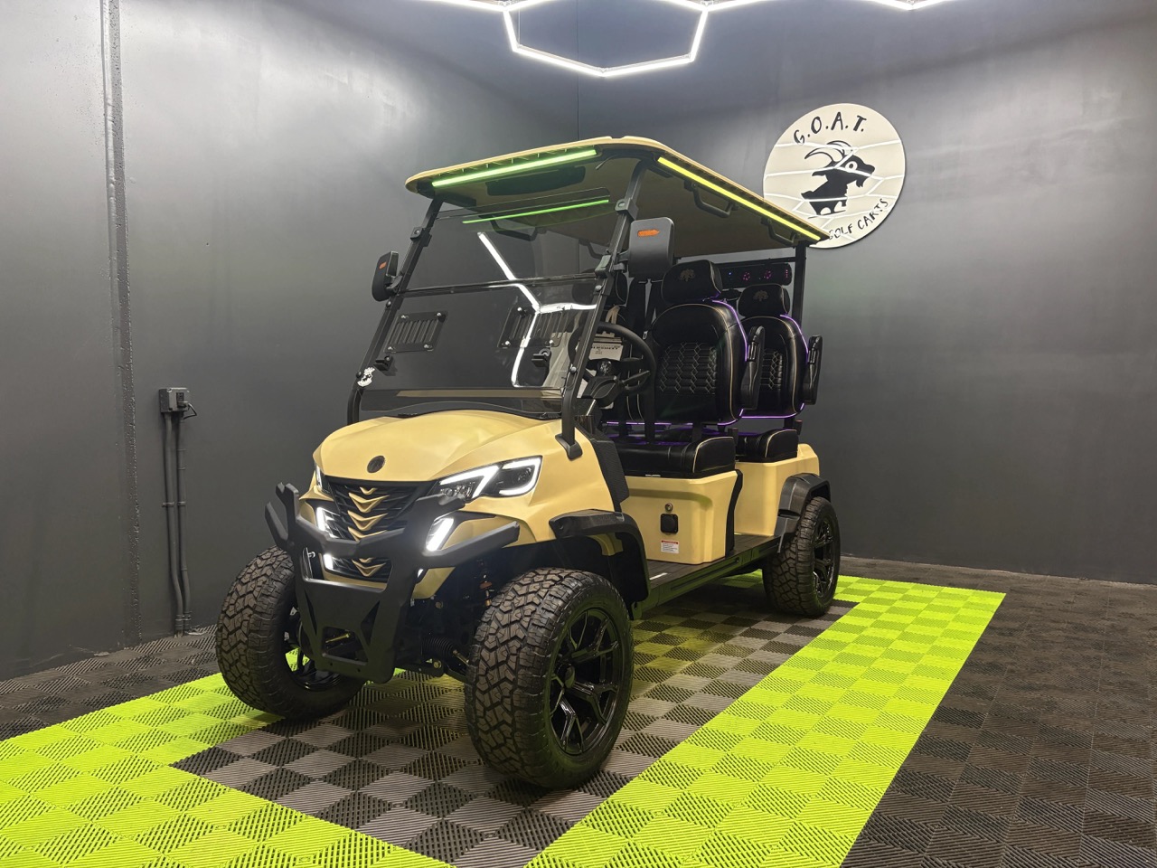 2027 MammothEV XR4F — Matte Desert Sand / Black Seats / Color Matched Stitch
