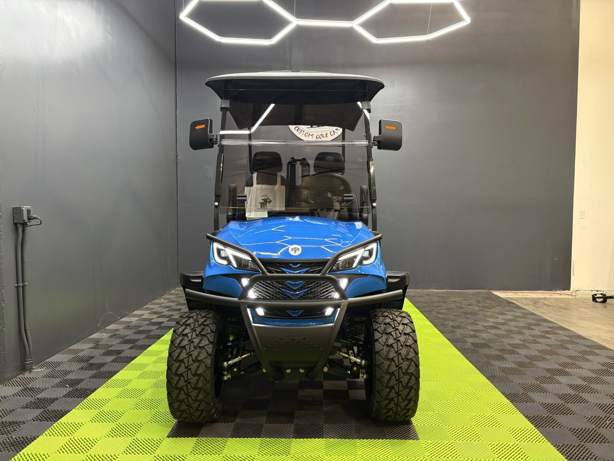 2026 MammothEV XR2 — Gloss Sky Blue / Black Seats / Color Matched Stitching photo 3