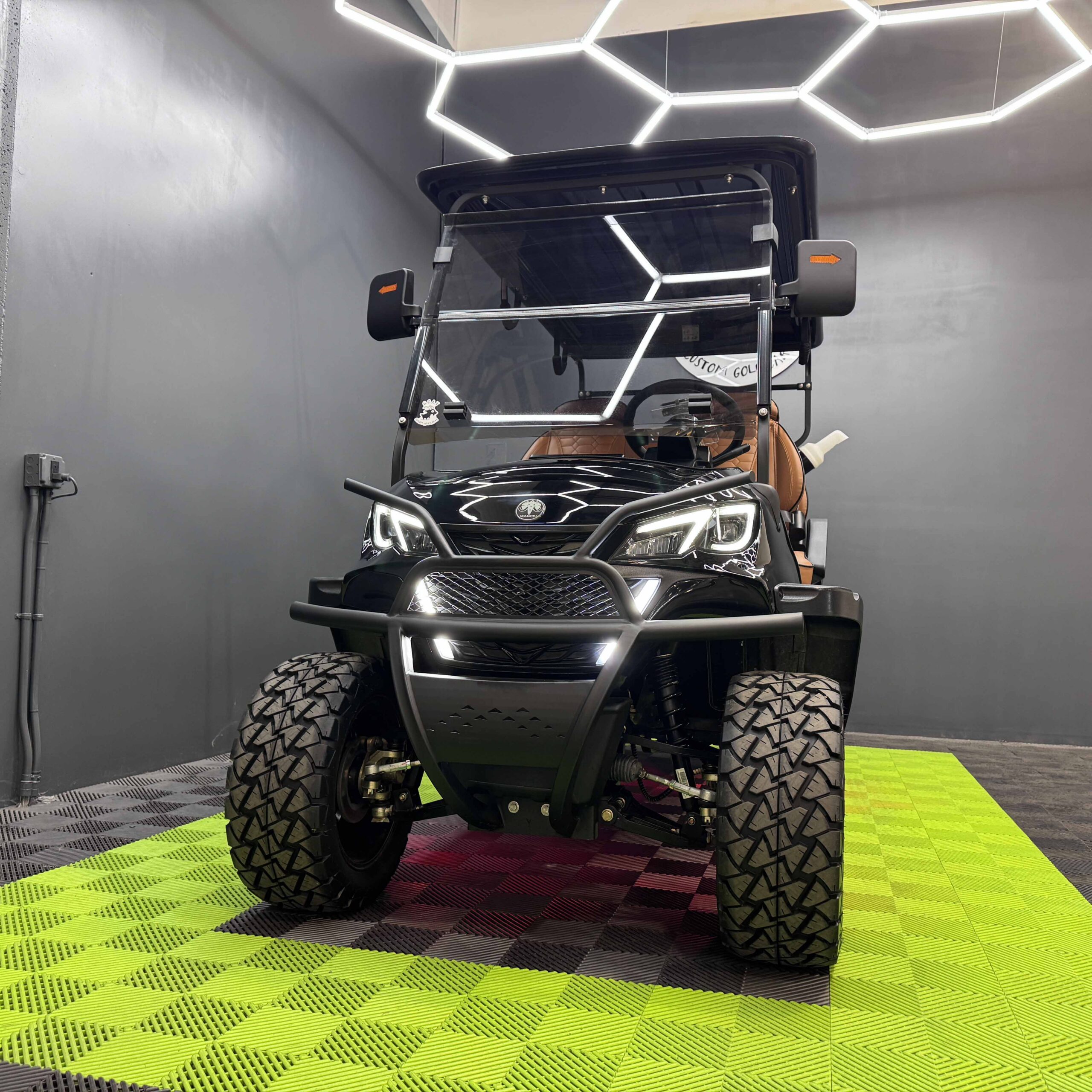 2026 MammothEV XR4F — Lifted Gloss Black / Tan Seats / Black Stitch photo 3