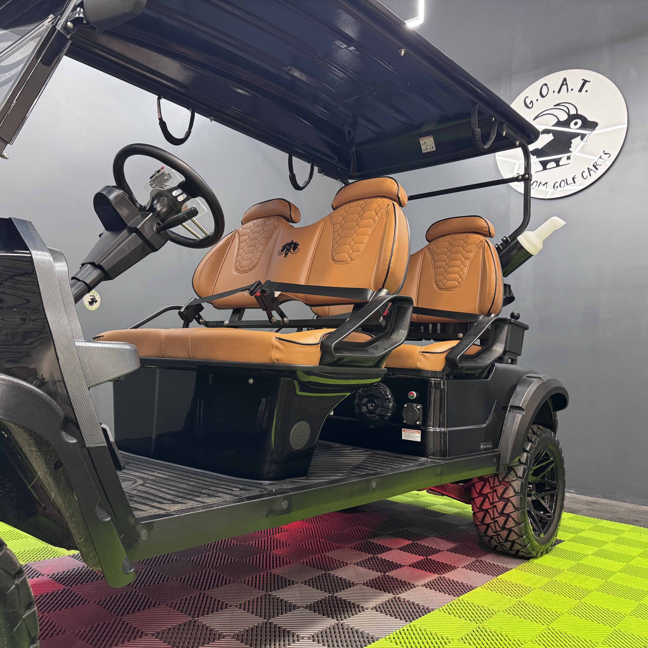 2026 MammothEV XR4F — Lifted Gloss Black / Tan Seats / Black Stitch photo 6